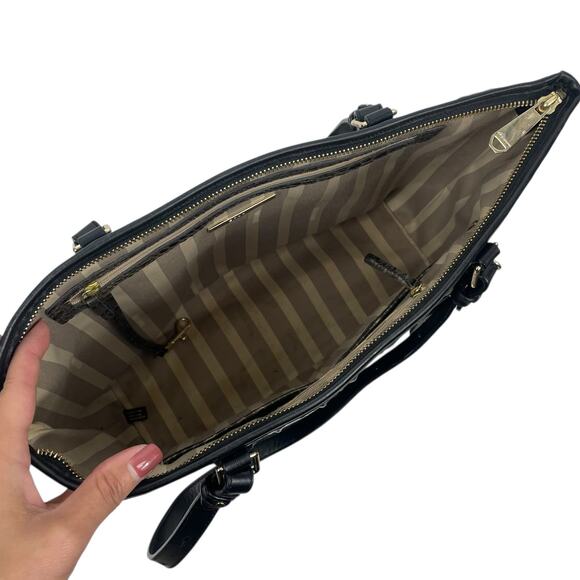 Brahmin Medium Asher Tote Bag Graphite Crestview Melbourne Shoulder Bag - Picture 10 of 11